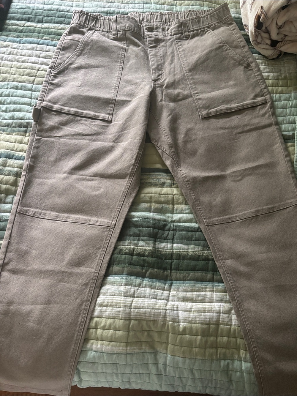 Roots Men's Casual cargo Pants - Taupe